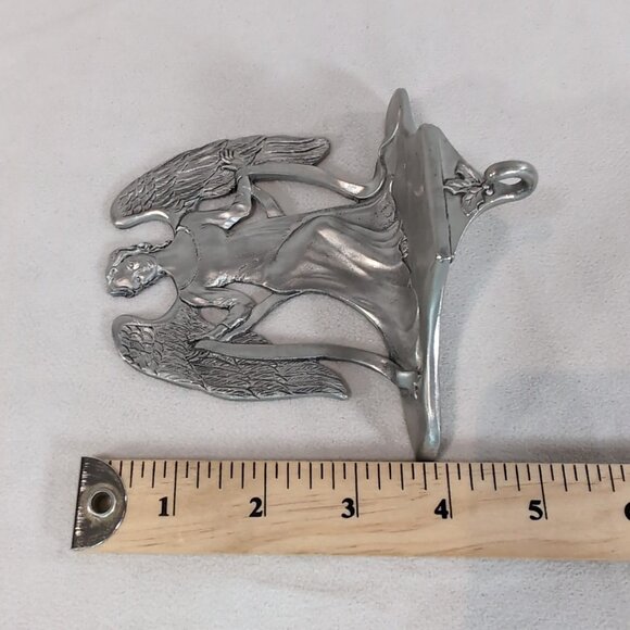 Seagull Pewter Angel Stocking Holder Hook Silver Christmas 1997 Hanger Etain SH6 - Picture 7 of 8